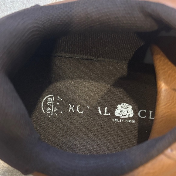 Brown Leather Men's Sneakers - Picture 2 of 8